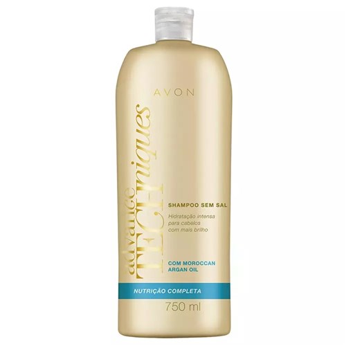 Shampoo Advance Techniques com Óleo de Argan 750 Ml Avon