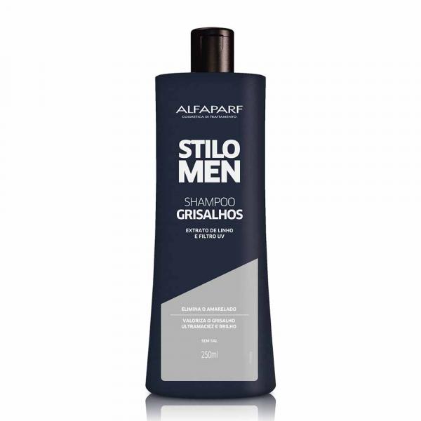 Shampoo Alfaparf Stilo Men Grisalhos 250ml - Alta Moda
