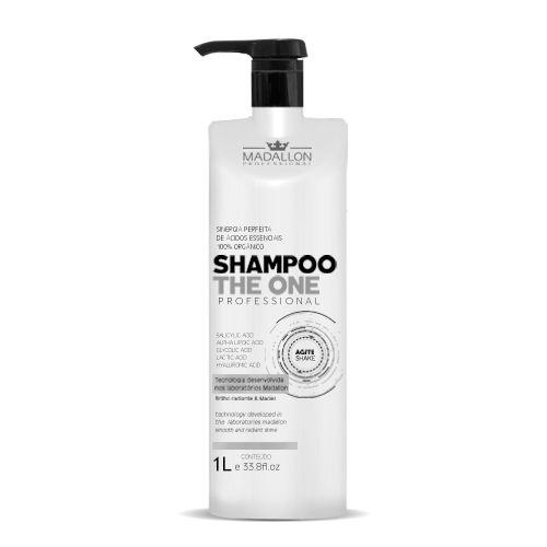 Shampoo Alizante The One Sem Formol Madallon 1L - Madallon Professional