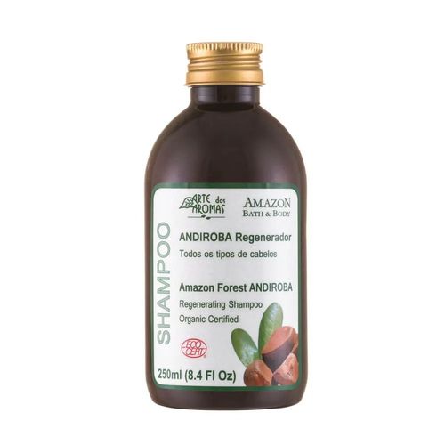 Shampoo Andiroba Orgânico Natural Regenerador Arte dos Aromas - 250ml
