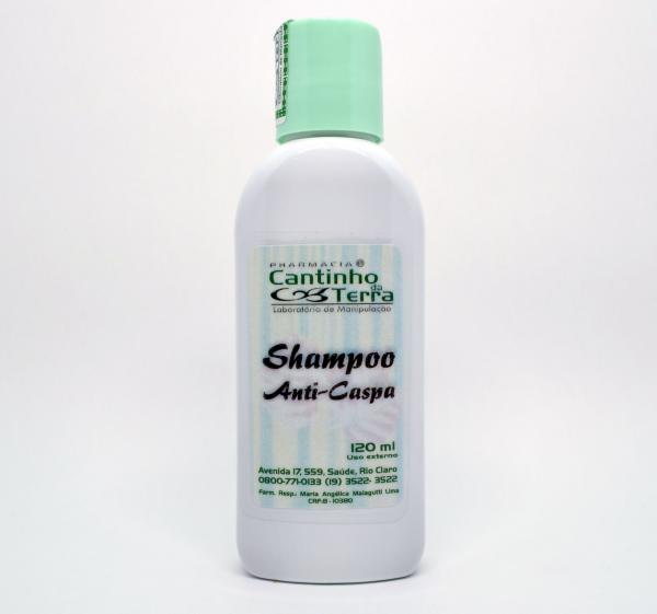 Shampoo Anti Caspas 120ml - Cantinho da Terra