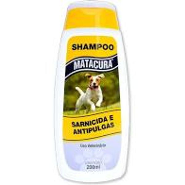 Shampoo Anti Pulga e Sarnicida para Cachorros Matacura 200ml