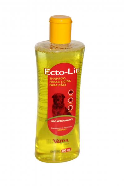 Shampoo Anti Pulga para Cachorros e Gatos Ectolin - 300 Ml - - Vansil