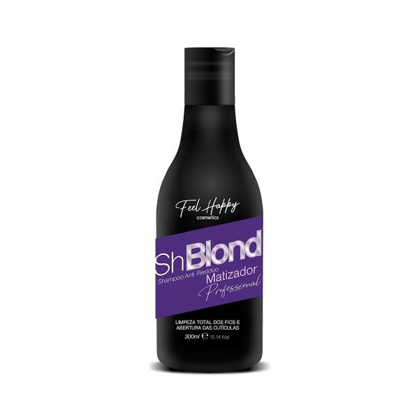 Shampoo Anti Resíduos Orgânico Blond 300ml Feel Happy Cosmetics