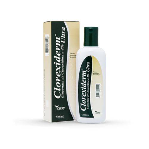 Shampoo Antibacteriano Cepav Clorexiderm 4% 230 ML