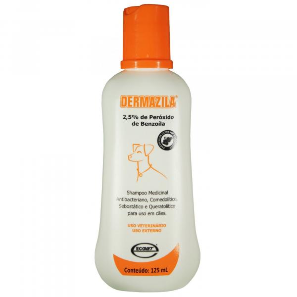 Shampoo Antibacteriano Ecovet Dermazila 500 Ml Peroxido Benzoila
