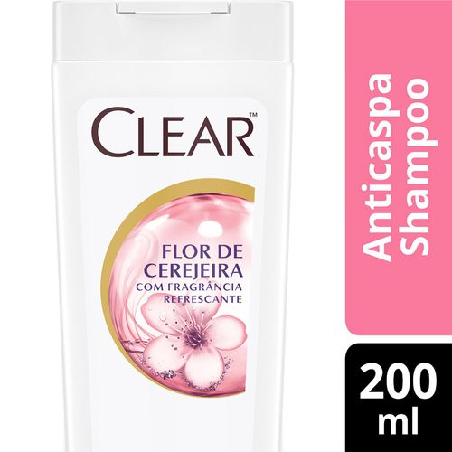 Shampoo Anticaspa Clear Anticaspa Flor de Cerejeira 200ml SH CLEAR A-CASPA 200ML-FR FEM FLOR CERJA