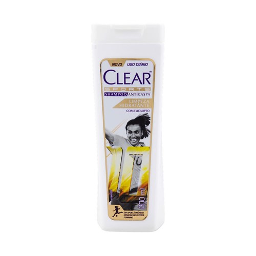 Shampoo Anticaspa Clear Controle e Alivio da Coceira 200Ml