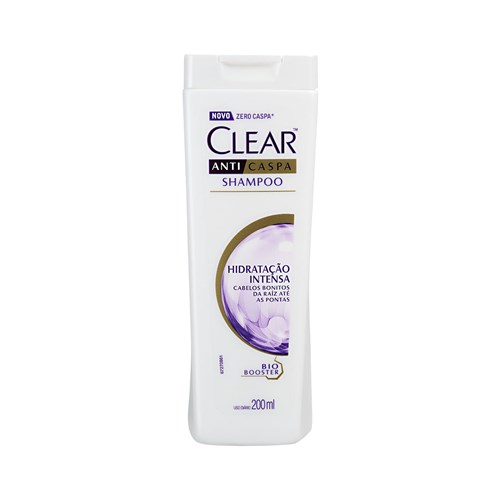 Shampoo Anticaspa Clear Hidratação Intensa 200Ml