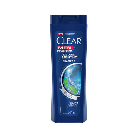 Shampoo Anticaspa Clear Men Ice Cool Menthol 200Ml