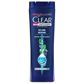 Shampoo Anticaspa CLEAR Men Ice Cool Menthol - 400ml
