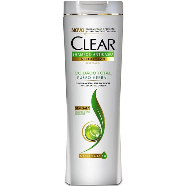 Shampoo Anticaspa CLEAR Women Fusão Herbal Cuidado Total 200ML