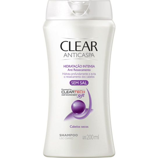 Shampoo Clear Hidratação Intensa 200 Ml