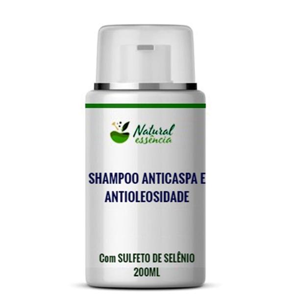 Shampoo Anticaspa com Sulfeto de Selênio 200ml - Natural Essência