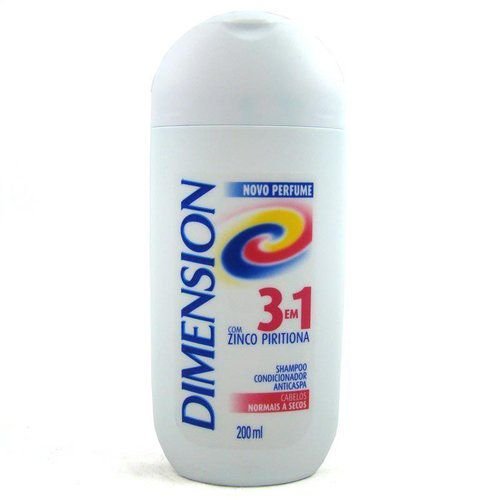 Shampoo Anticaspa Dimension 3 em 1 Cabelos Secos 200ml - Unilever