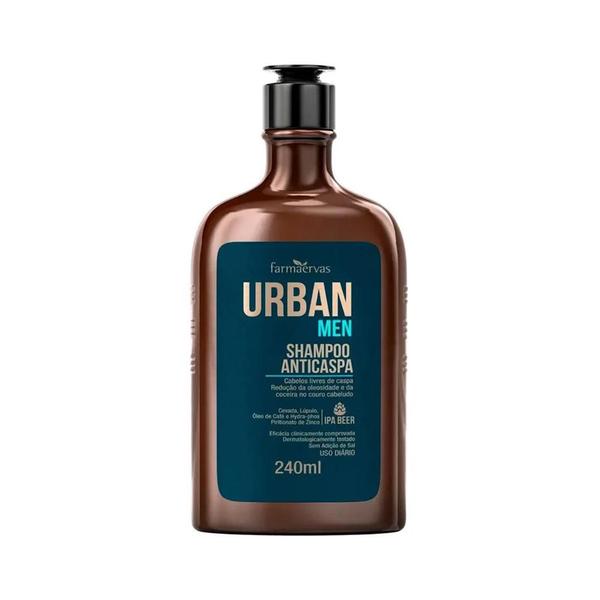 Shampoo Anticaspa Farmaervas Urban Men 240 ML - Farma Ervas