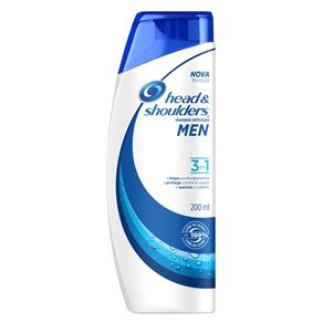 Shampoo Anticaspa Head & Shoulders Men 3 em 1 200ml