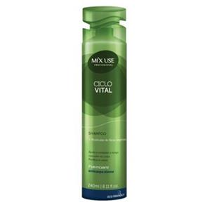 Shampoo Anticaspa Oleosa Nova Ciclo Vital Mix Use 240 Ml