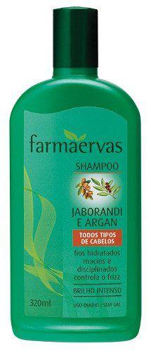 Shampoo Antifrizz Jaborandi e Argan 320ml - Farmaervas