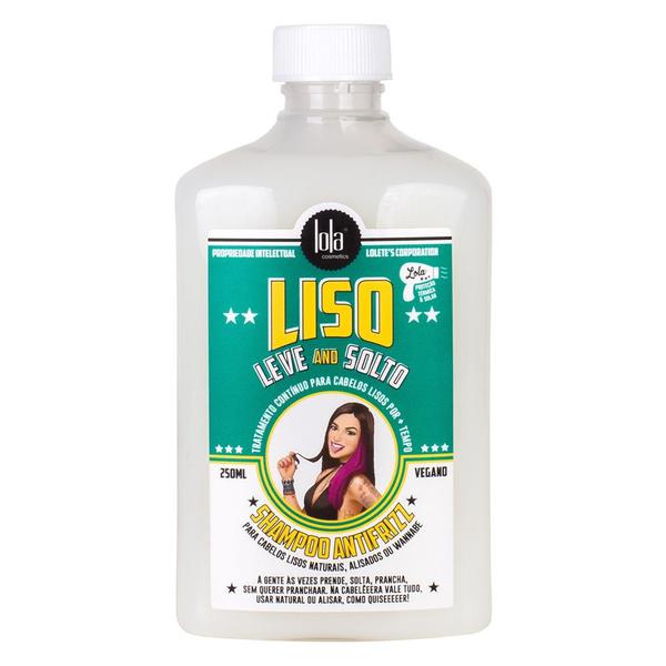 Shampoo Antifrizz Liso Leve And Solto Lola Cosmetics 250ml