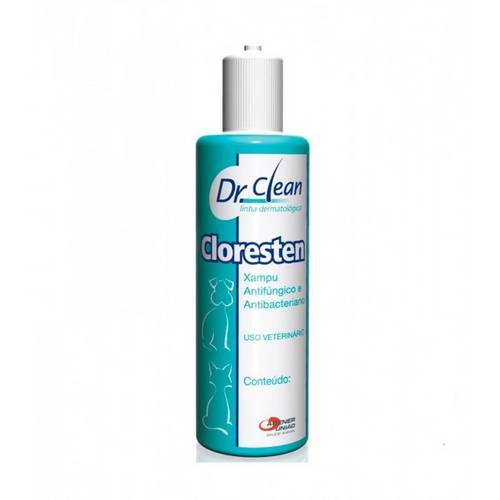 Shampoo Antifúngico e Antibacteriano Cloresten Agener União - 200 Ml