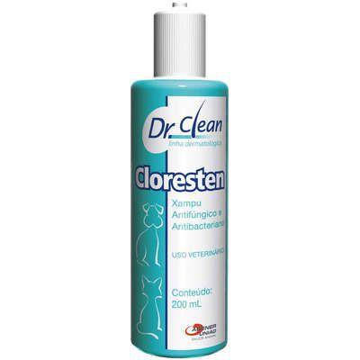 Shampoo Antifúngico e Antibacteriano Cloresten Agener União - 200 Ml