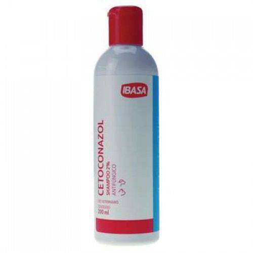 Shampoo Antifúngico Ibasa Cetoconazol para Cães e Gatos 200ml