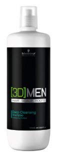 Shampoo Antioleosidade 3D Men Deep Clean Schwarzkopf 1000ml
