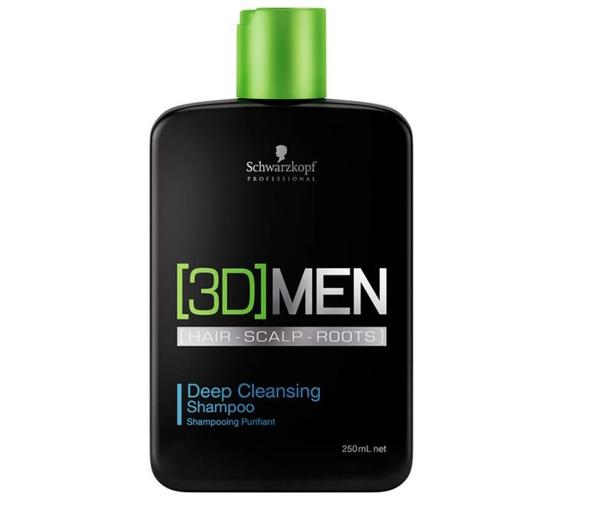 Shampoo Antioleosidade Deep Cleansing 3D Men Schwarzkopf 250ml