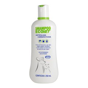 Shampoo Antipulgas e Carrapaticída Ecovet 250ml