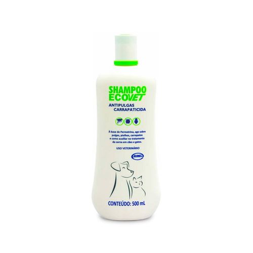 Shampoo Antipulgas e Carrapaticida - Ecovet