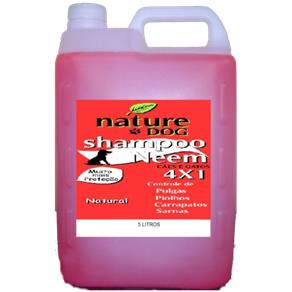 Shampoo Antipulgas Nature Dog - 4x1 (controle de Pulgas,carrapatos,sarnas e Piolhos) 5 Litros