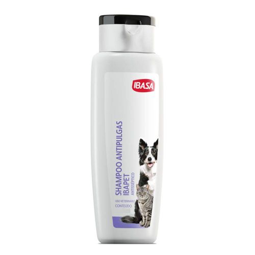 Shampoo Antipulgas para Cães e Gatos Ibasa 200 Ml