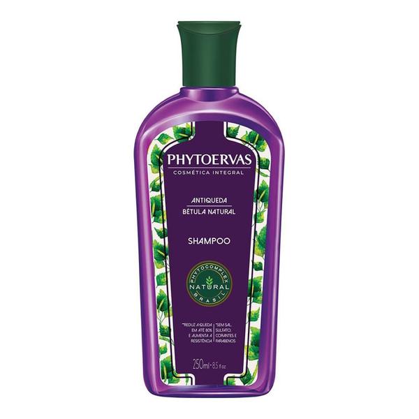 Shampoo Antiqueda Bétula Natural 250ml - Phytoervas