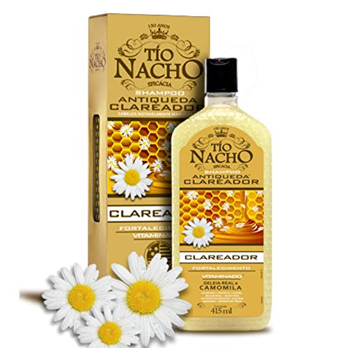 Shampoo Antiqueda Clareador Camomila, Tio Nacho, 415 Ml