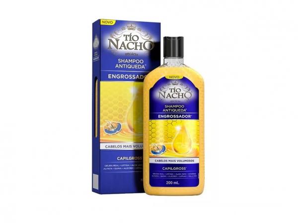Shampoo Antiqueda Engrossador Capilgross 200ml Tio Nacho - 1 Unidade