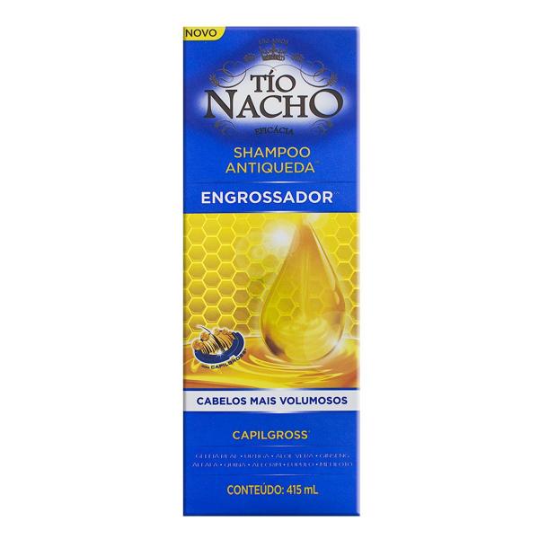 Shampoo Antiqueda Engrossador Tio Nacho 415ml - Gennoma