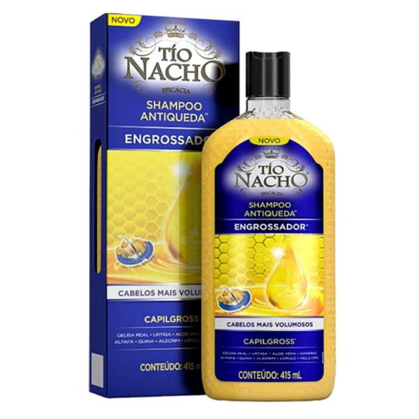 Shampoo Antiqueda Engrossador Tio Nacho 415ml - Genomma