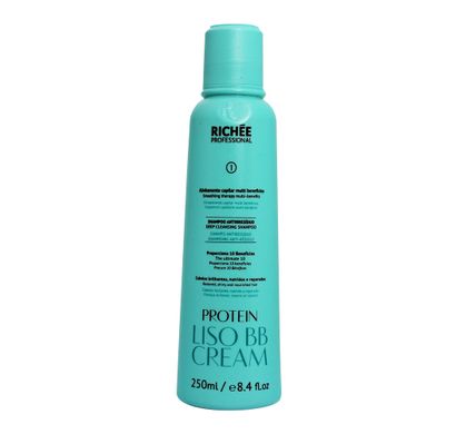 Shampoo Antirresíduo Protein Liso BB Cream 250ml - Richée