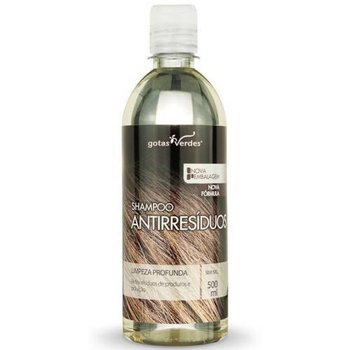 Shampoo Antirresíduos 500ml - Gotas Verdes