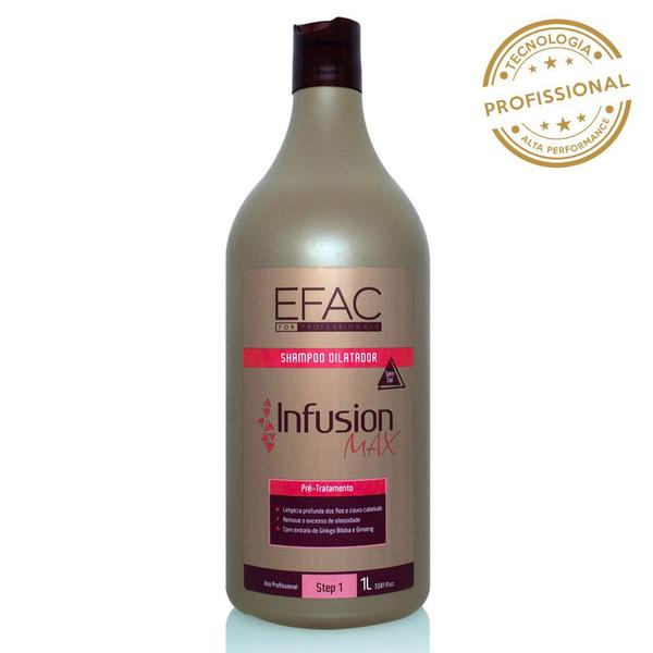 Shampoo Antirresíduos EFAC Infusion Max - 1L - Efac For Professionals