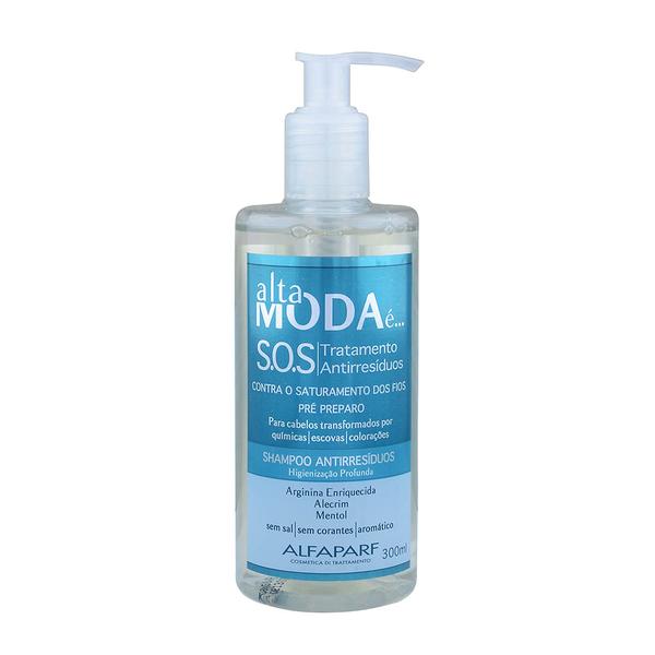 Shampoo Antirresíduos Higienização Profunda Alta Moda 300ml - Alfaparf