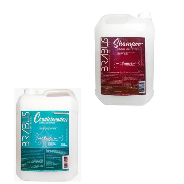Shampoo Argan e Condicionador- Brabus Cosméticos 5L - Brabus Cosmeticos
