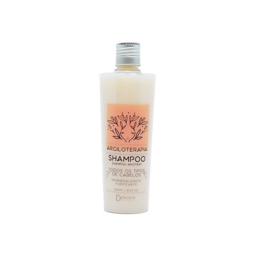Shampoo Argila Branca Hidratação Profunda 250 Ml - Argiloteratia - Dacov Cosméticos