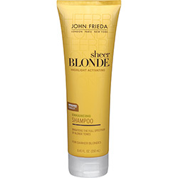 Shampoo Ativador de Reflexos para Tons Escuros 250Ml Sheer Blonde - John Frieda
