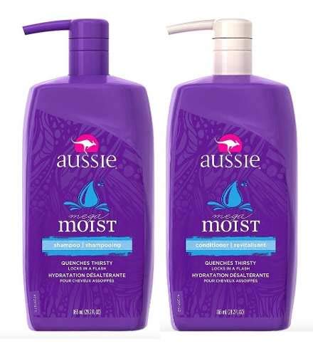 Shampoo Aussie Moist 865ml + Condicionador Aussie Moist 865m