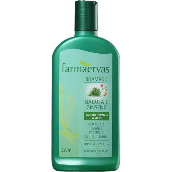 Shampoo Babosa e Ginseng Farmaervas - 320ml