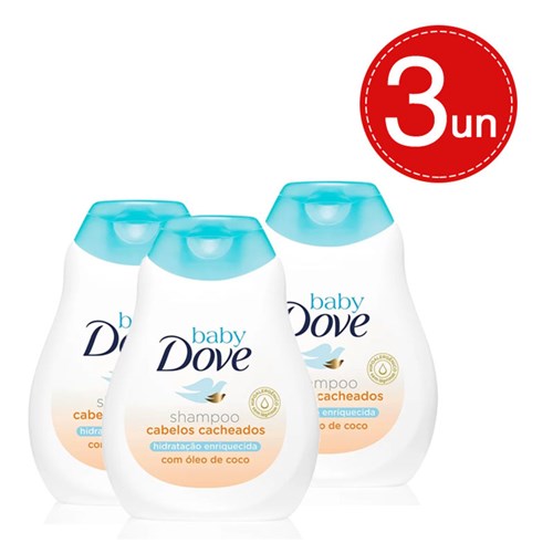 Shampoo Baby Dove Cabelos Cacheados 200Ml Leve 3 Pague 2