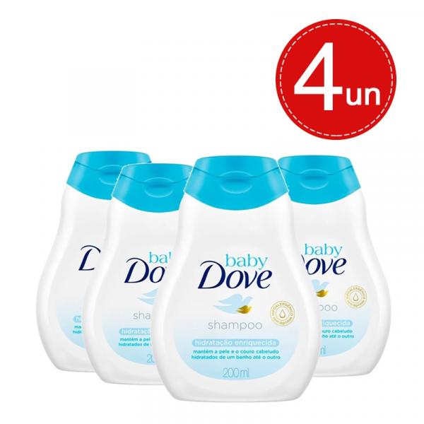 Shampoo Baby Dove Hidratação Enriquecida 200ml Leve 4 Pague 2