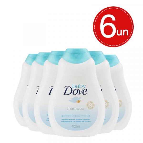 Shampoo Baby Dove Hidratação Enriquecida 400ml Leve 6 Pague 4
